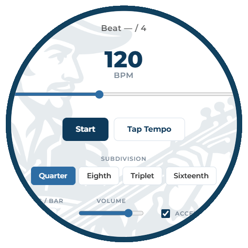 Metronome tool icon